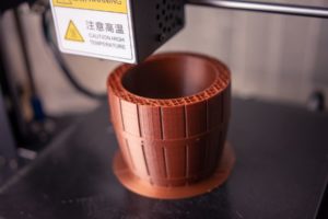 Whiskey Fass mit Amazon Basic Filament gedruckt