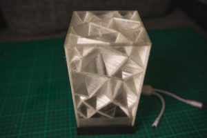 3D gedruckte Lampe